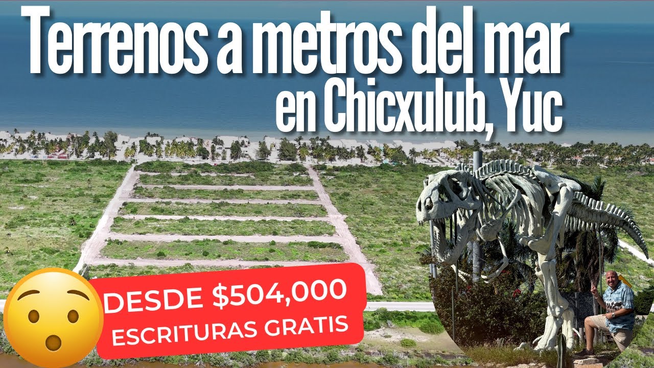 ¿Te gustaría tu casa en la playa?🏖️  ¡Chicxulub Puerto, Yucatán te espera! 😎