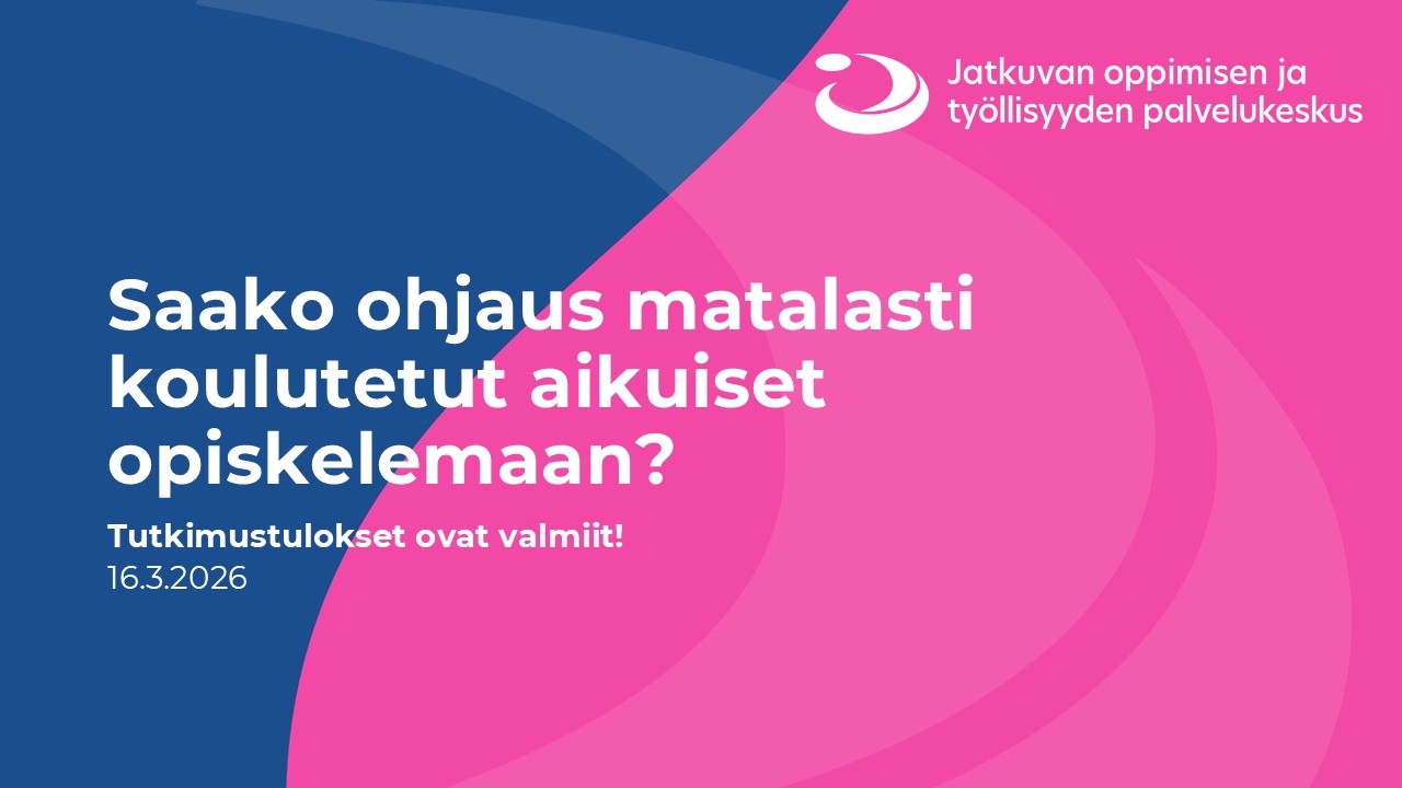 Julkaisutilaisuus 16.3.2026: Kirjepostikokeilun ja hakevan toiminnan pilotin tutkimustulokset