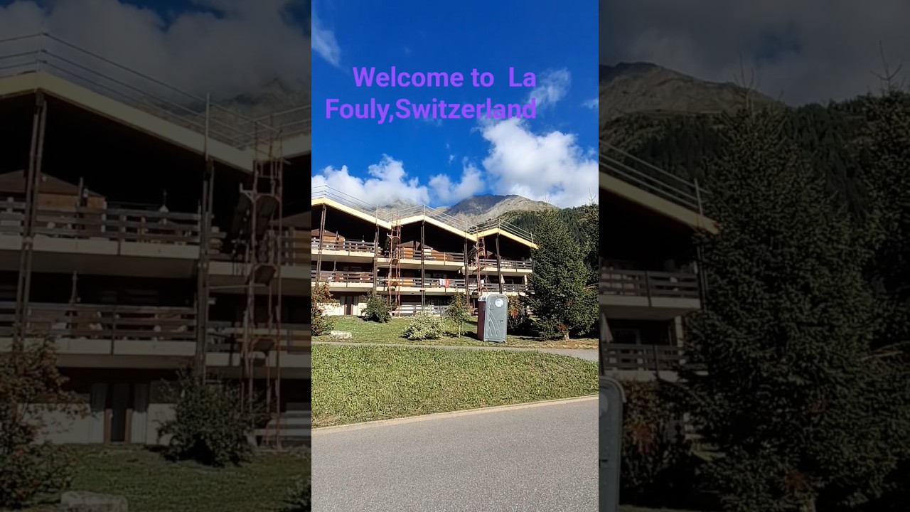 walking around  La Fouly  Switzerland 🇨🇭