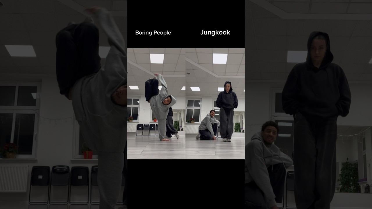 Can you spot the difference? DC : @iseeeeeeeiiiii @mnijungkook #jungkook #two #bbno #dance #trend