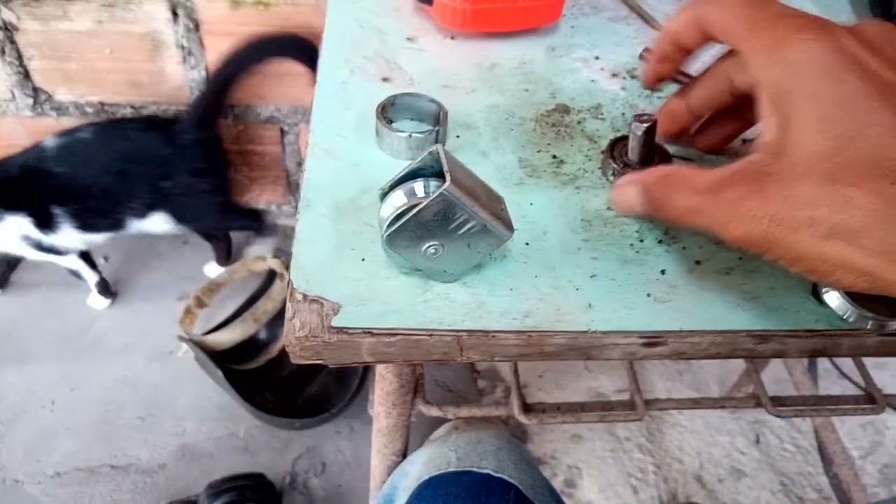como fazer uma roda giratória para portão