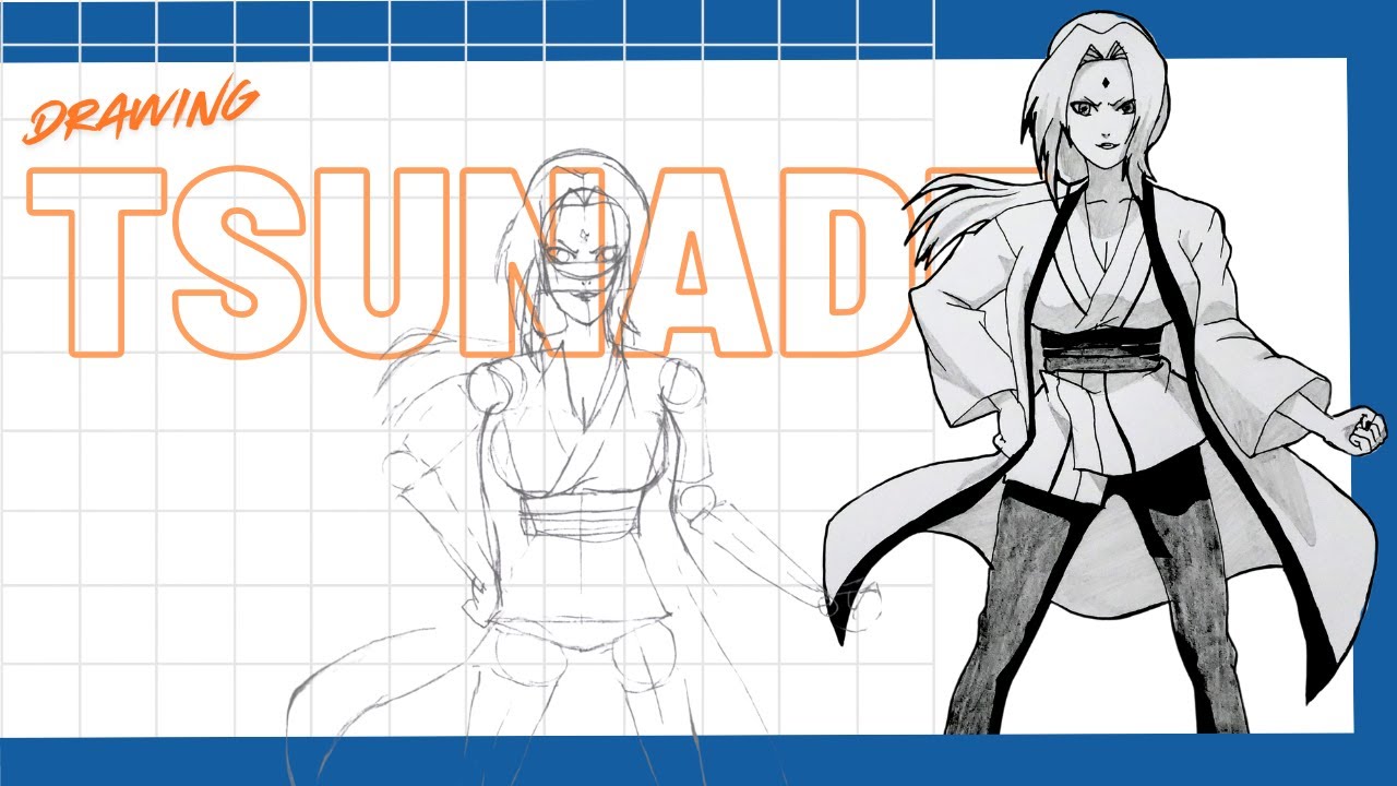 How to Draw Tsunade | Tsunade Drawing Step by Step | Tsunade Drawing Full Body