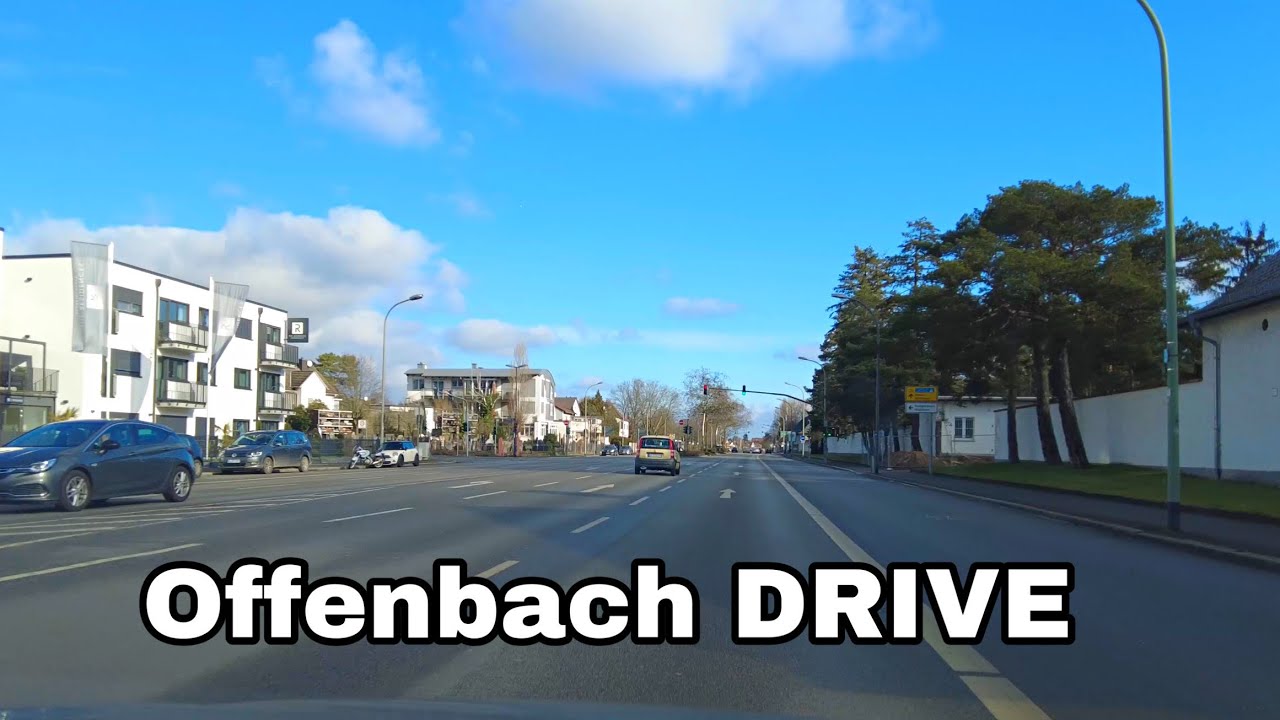 Driving in Offenbach am Main | Germany | 2023 | 4K