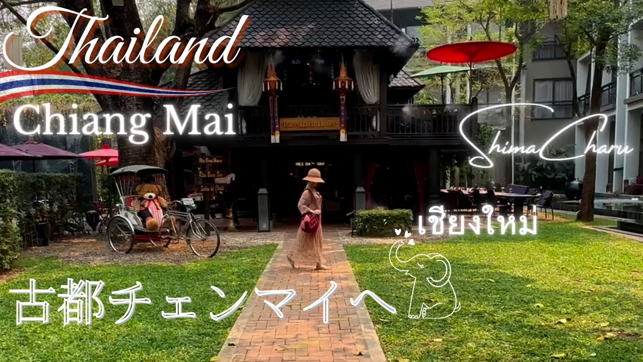 【タイ旅行🇹🇭】可愛い街チェンマイでカフェ、雑貨、ローカルグルメを巡る旅✨｜北タイ観光３泊４日｜Chiang Mai,Thailand｜เชียงใหม่｜Travel Vlog