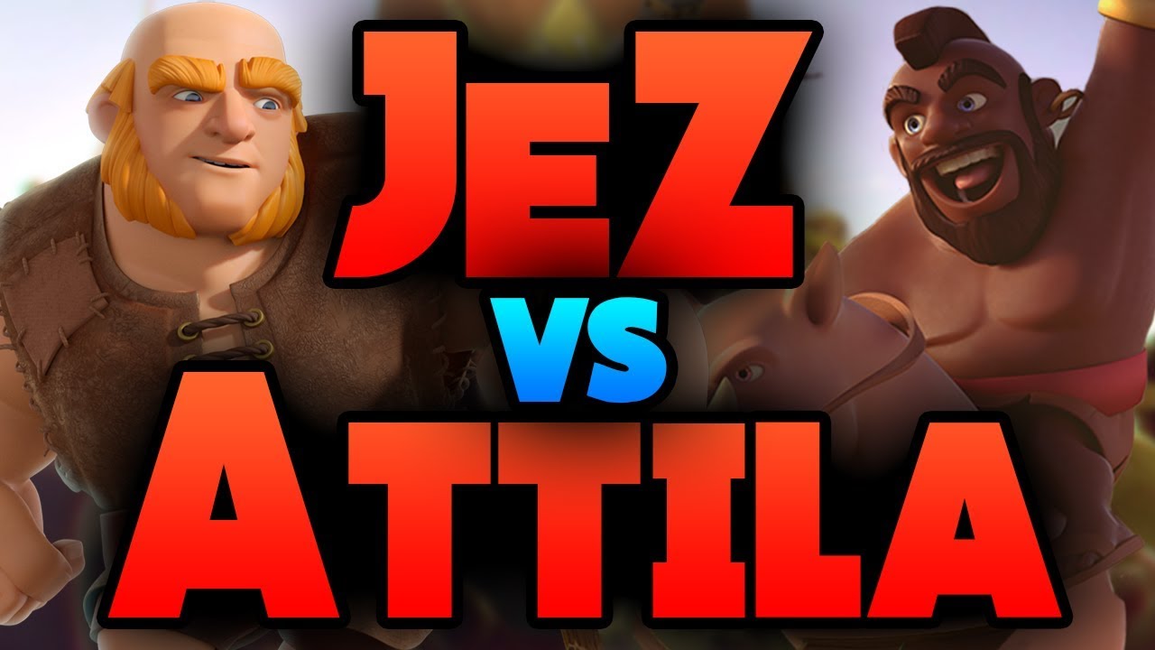 PRO vs PRO #1 | JeZ vs Attila | Clash Royale Magyarul
