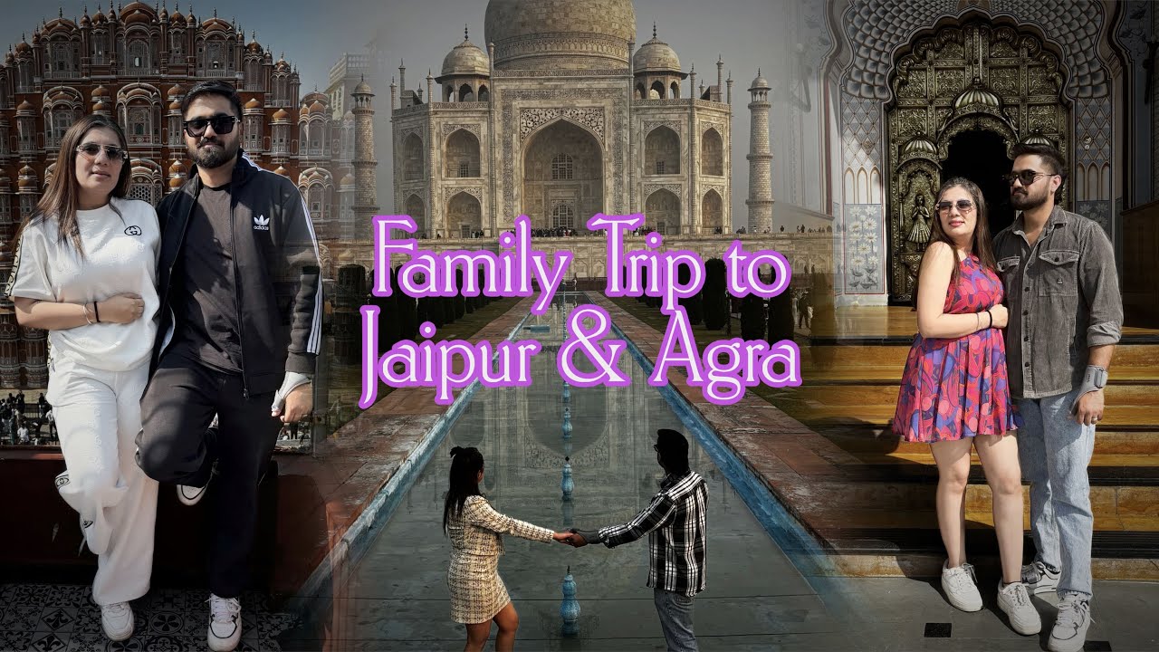 Vlog 5| Pink City to Taj Mahal | Family Travel! ✨