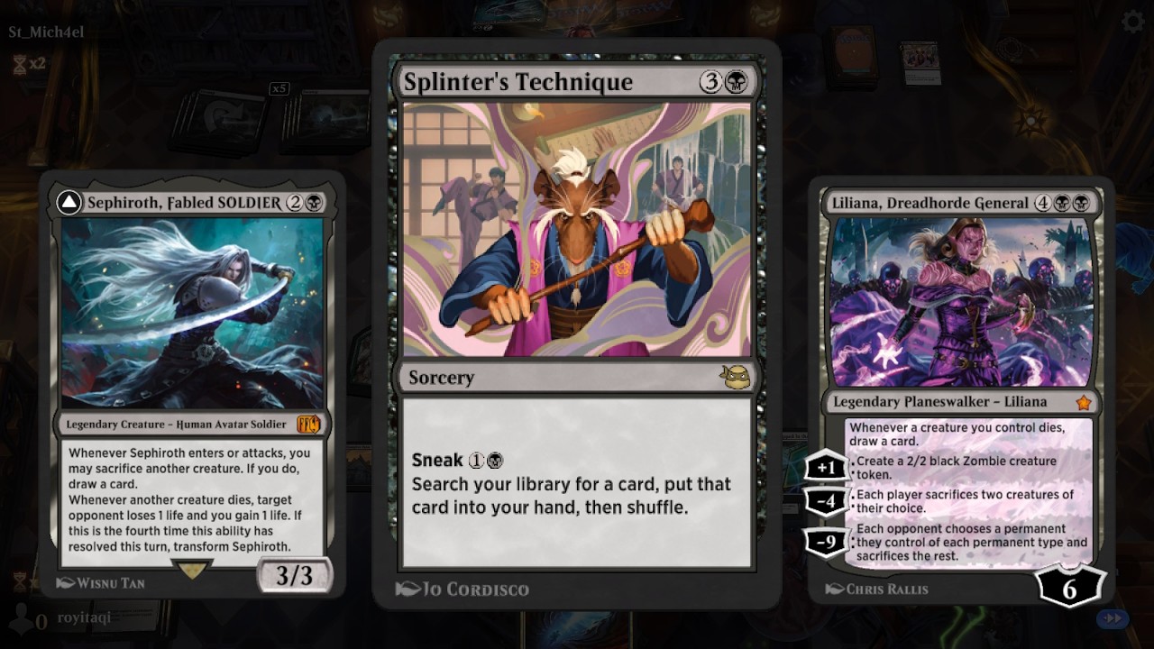 Graveyard's New Technique (ft. Splinter's Technique) - MTG Gameplay