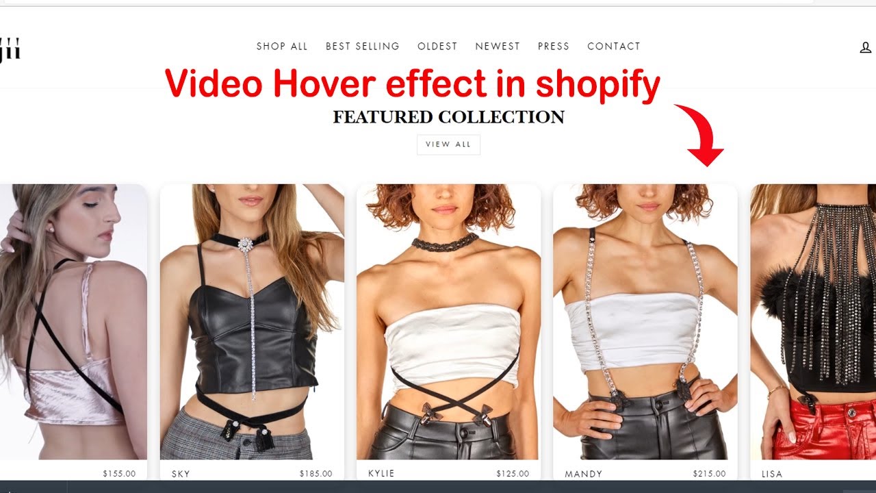 How to Play Video When Hover on Product Grid or Product Card in Shopify