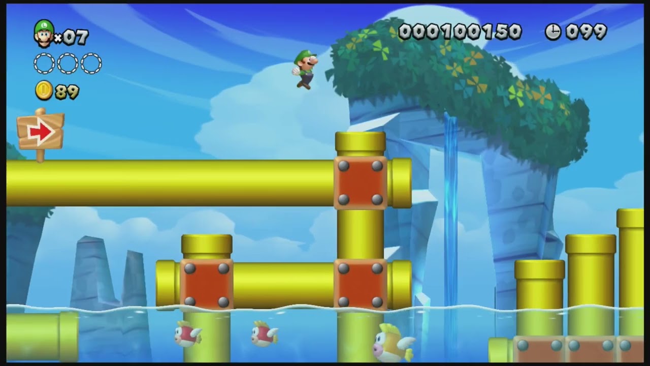 New Super Luigi U Episode 1 Exploring Acorn Plains