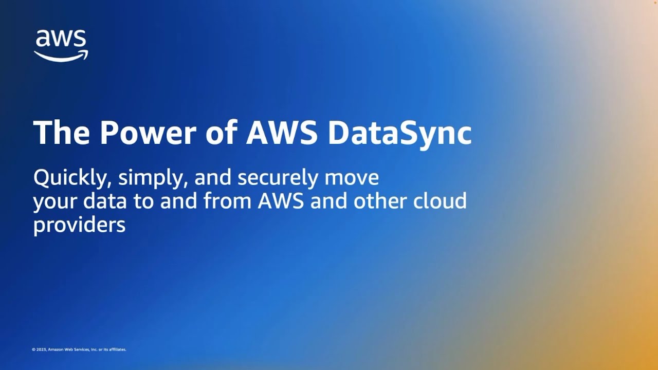 The Power of AWS DataSync | Amazon Web Services