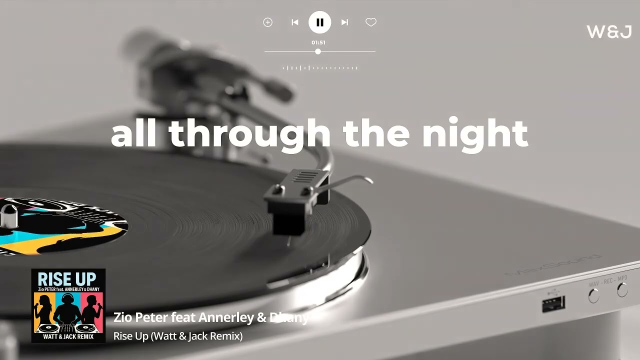 Zio Peter x Annerley x Dhany “Rise Up” (Watt & Jack Remix) [Radio Edit] Visualizer Video Lyrics 