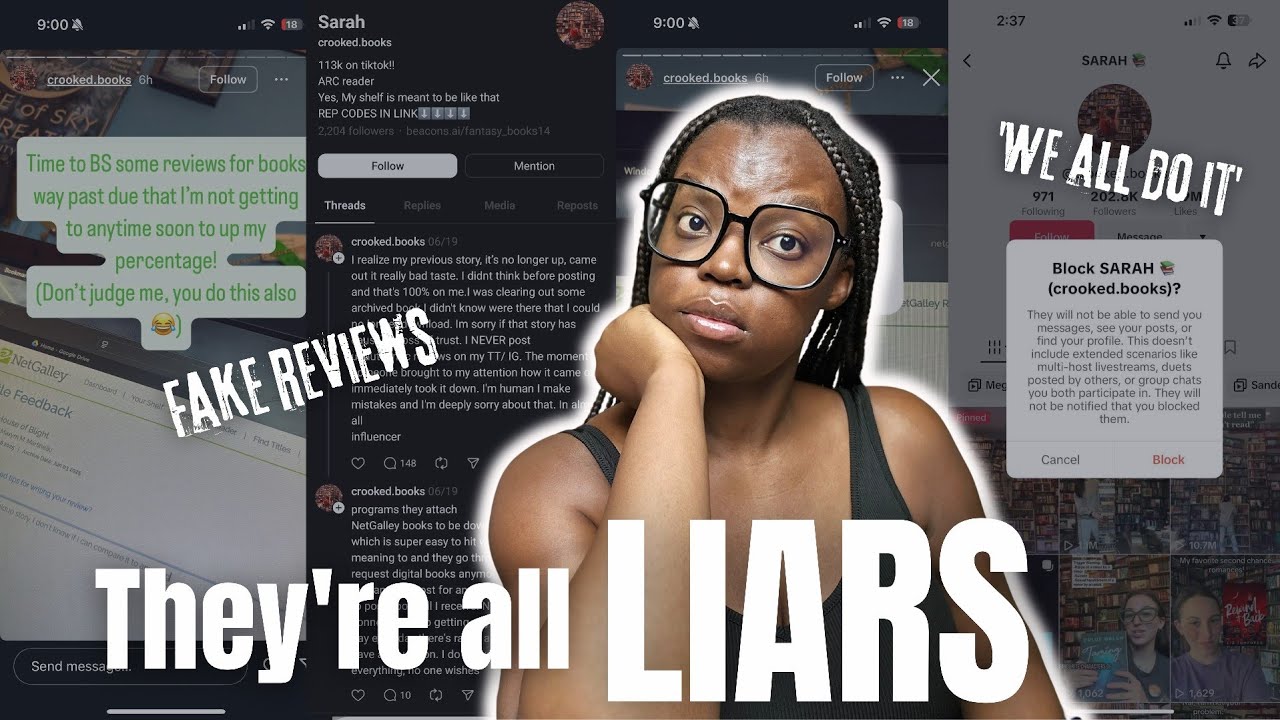 more book drama: book influencer admits to faking book reviews for NetGalley ARCs...