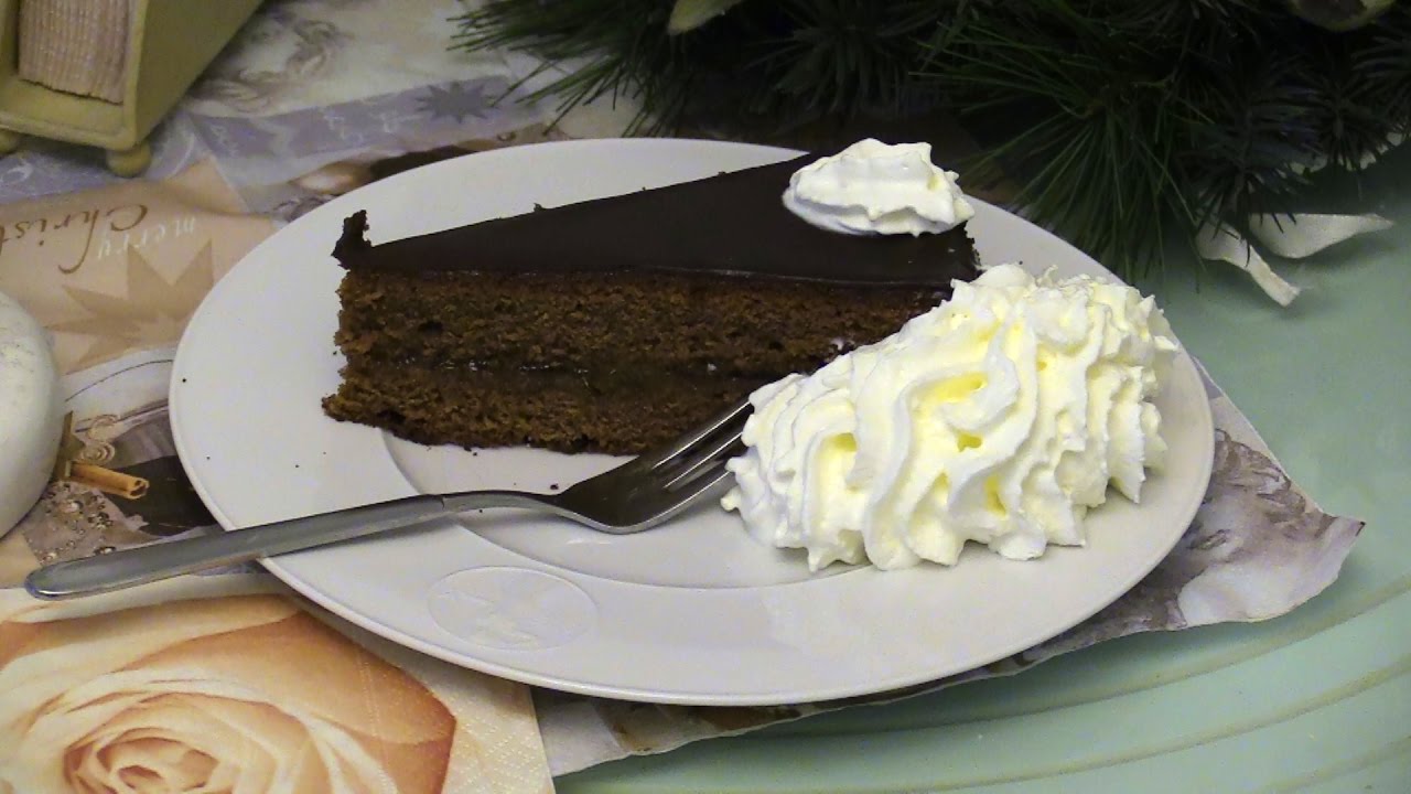Sachertorte Teil 2/2 zusammensetzen Schritt für Schritt