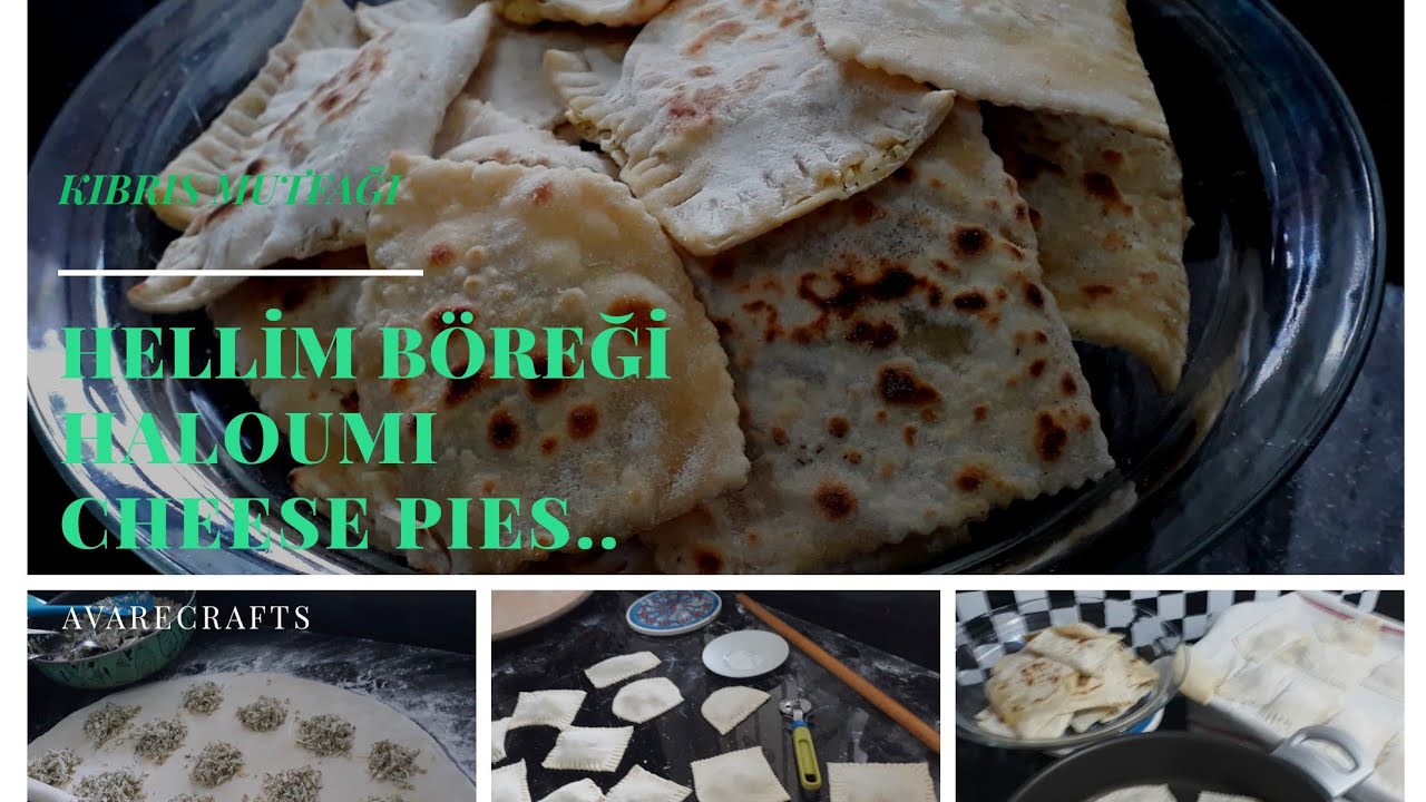 HELLİM BÖREĞİ / HALLOUMI PIES / KIBRIS MUTFAĞI / CYPRIOT PIES