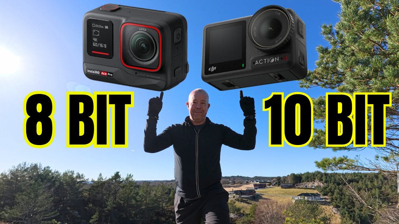 Insta360 Ace Pro 8 BIT vs Dji Action 4 10 BIT | IS THERE A HUGE DIFFERENCE IN IMAGE QUALITY?