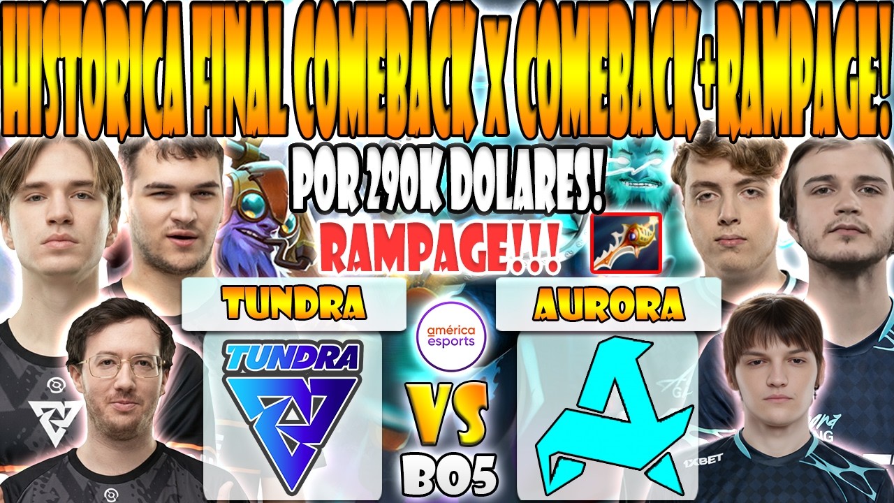 TUNDRA vs AURORA [BO5] GRAN FINAL- PURE, BZM, 33 VS NIGHTFALL, LORENOF, MIRA - DREAMLEAGUE SEASON 28