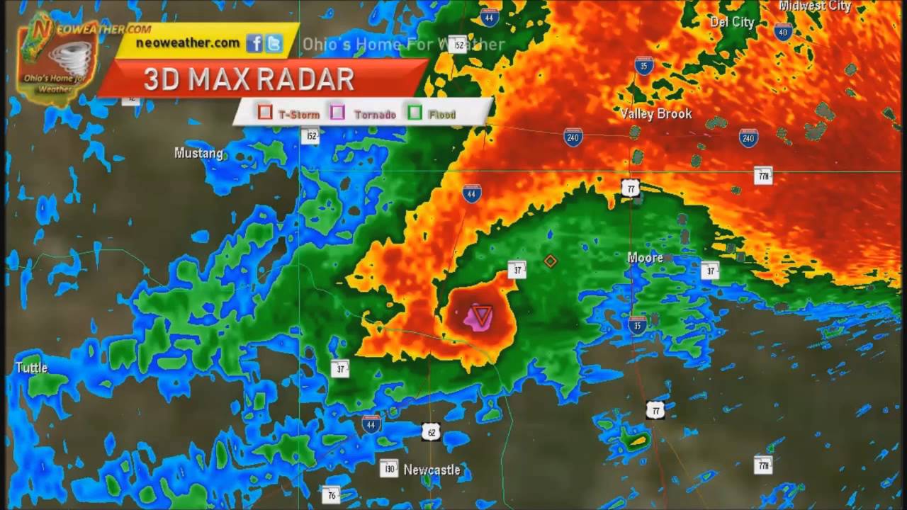 Moore, OK Tornado Radar Loop
