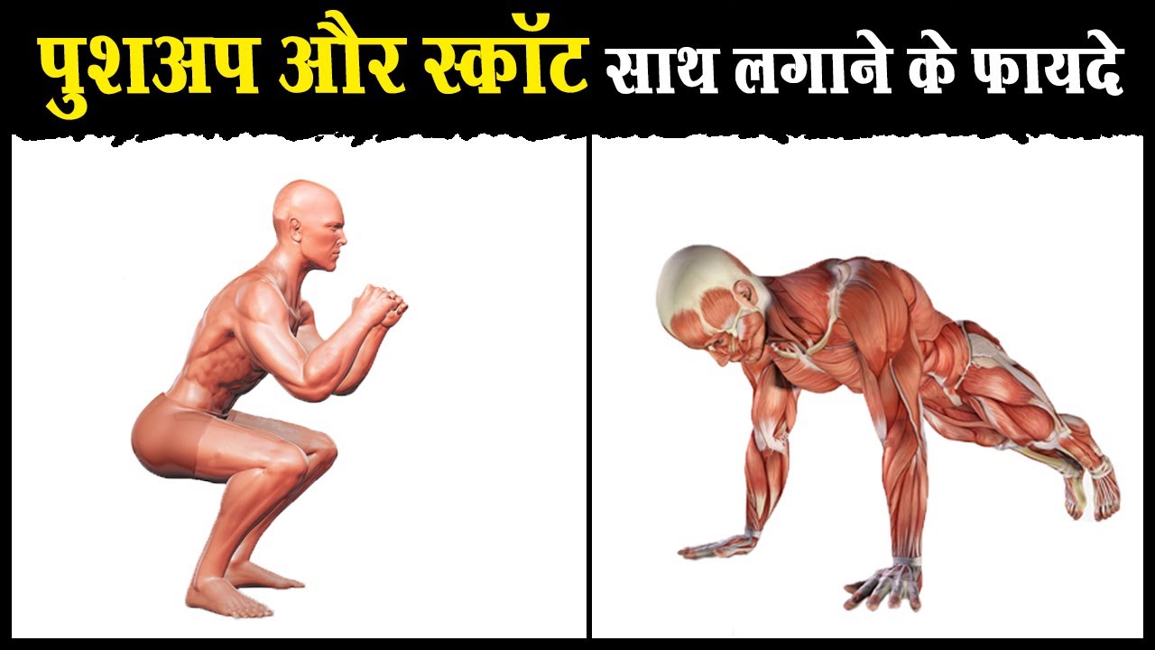 😲दोनो एक्सरसाइज साथ करने के फायदे | Push Ups and Squats Benefits