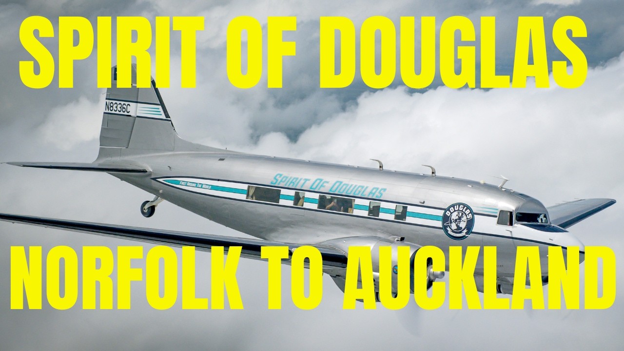 Парусник Дуглас - из Норфолка в Окленд #dc3