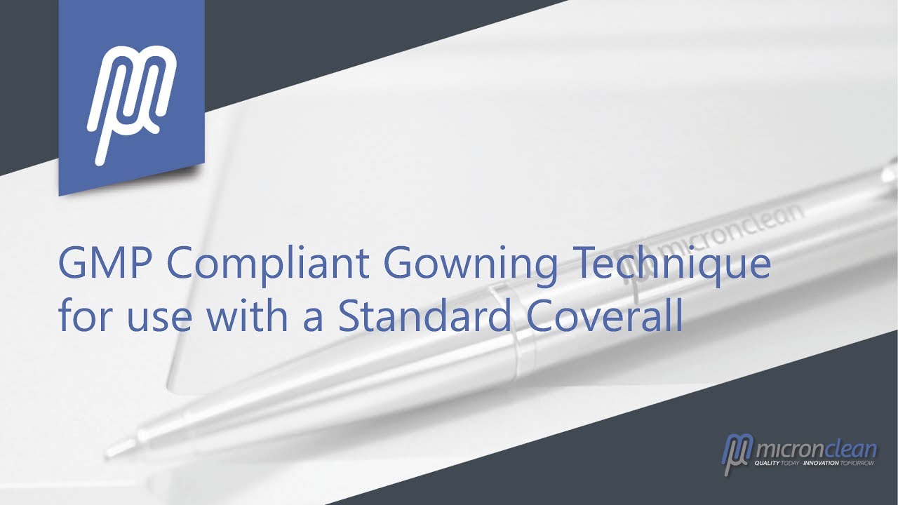 Standard Cleanroom Coverall GMP Gowning