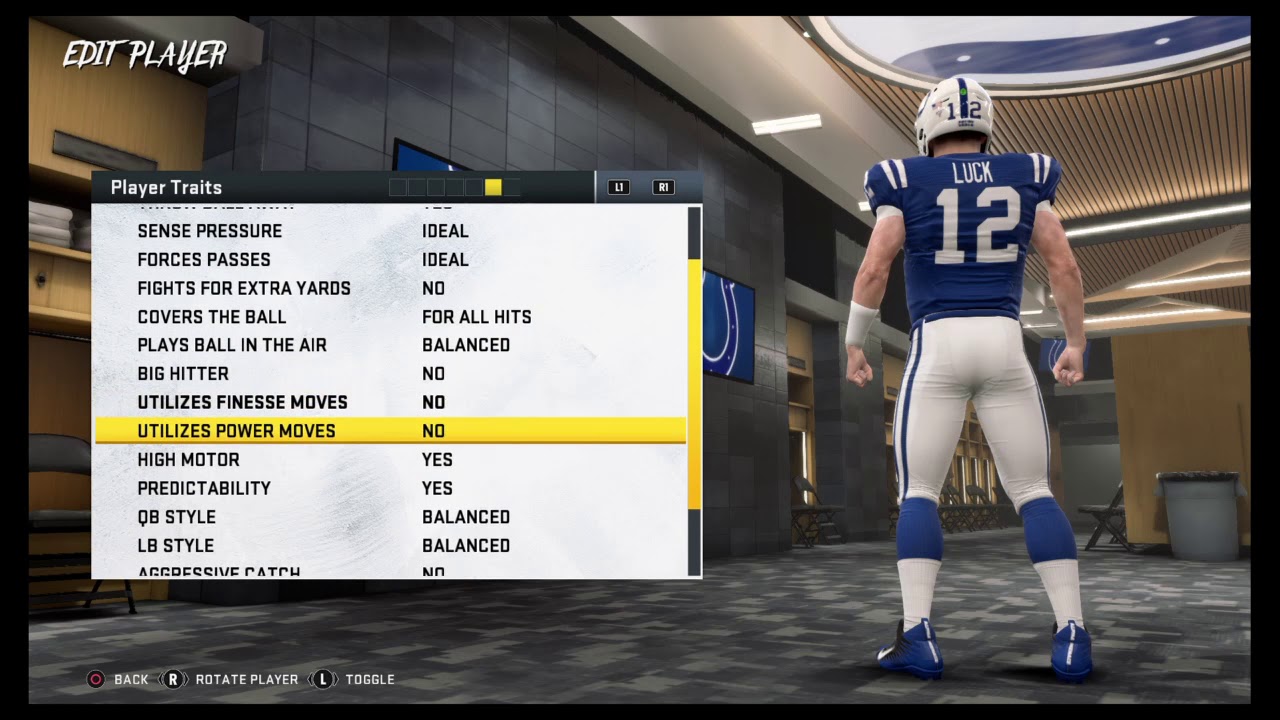 Madden 20 Player Ratings: Andrew Luck