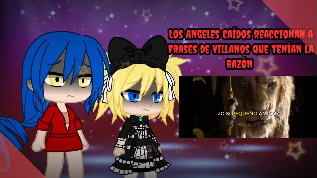 Los Ángeles Caídos reaccionan a Frases De Villanos Que Tenían La Razón - Parte 1 | Gacha Club