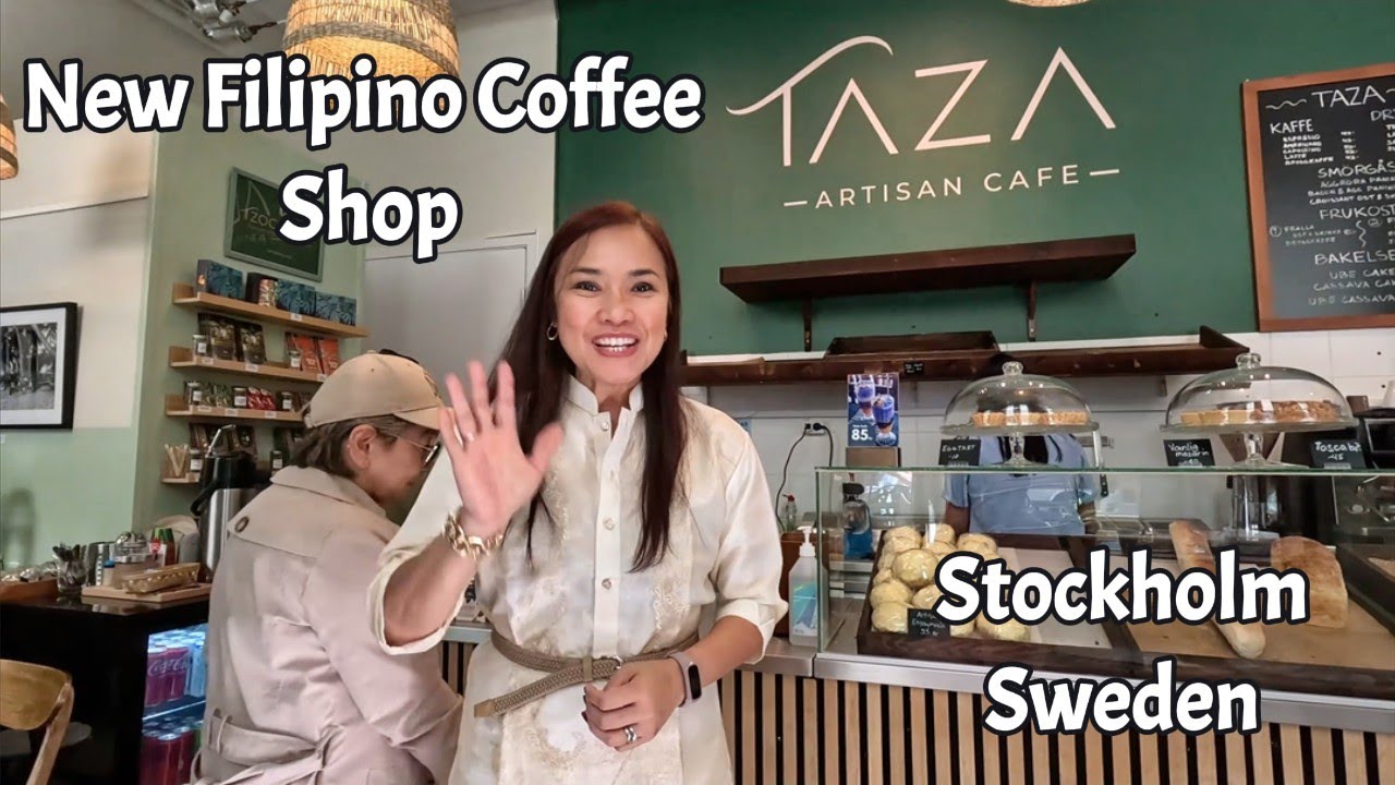 Taza Artisan Café: New Filipino Coffee Shop Opens in Stockholm, Sweden