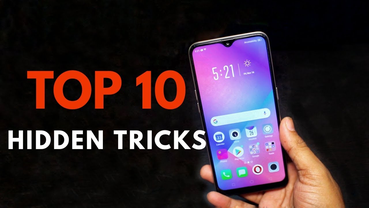 OPPO A7 Top 10 hidden features Trick & Tips | Hindi