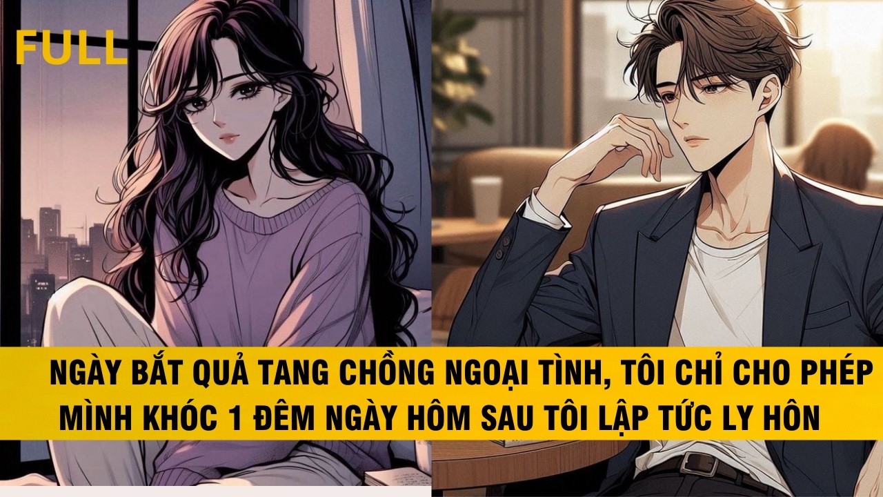 FULL | NGÀY BẮT QUẢ TANG CHỒNG NGOẠI TÌNH TÔI CHỈ CHO PHÉP MÌNH KHÓC 1 ĐÊM HÔM SAU TÔI..#audio