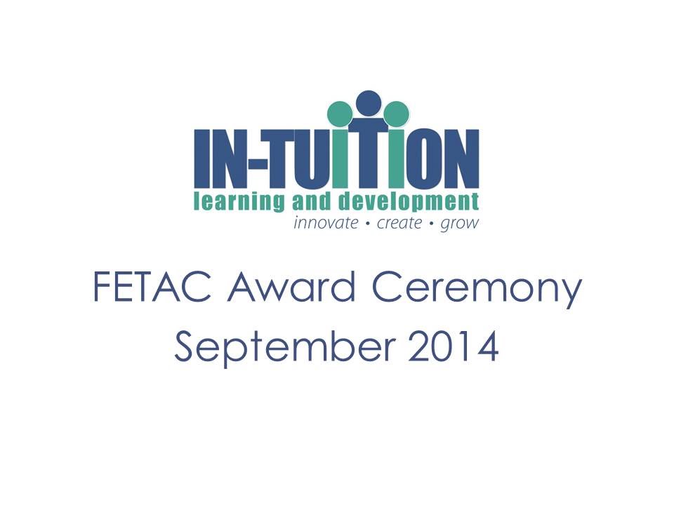 In-Tuition FETAC Award Ceremony 2014