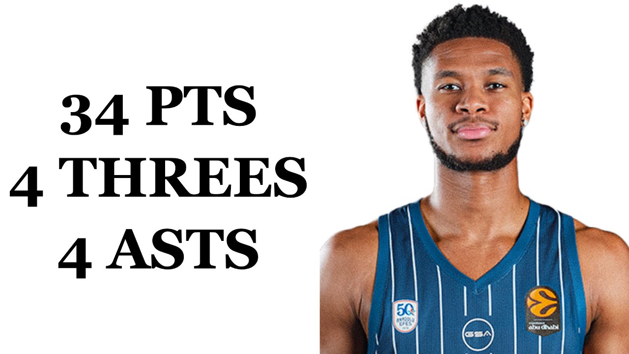 PJ Dozier Highlights 34 pts, 4 threes, 4 asts