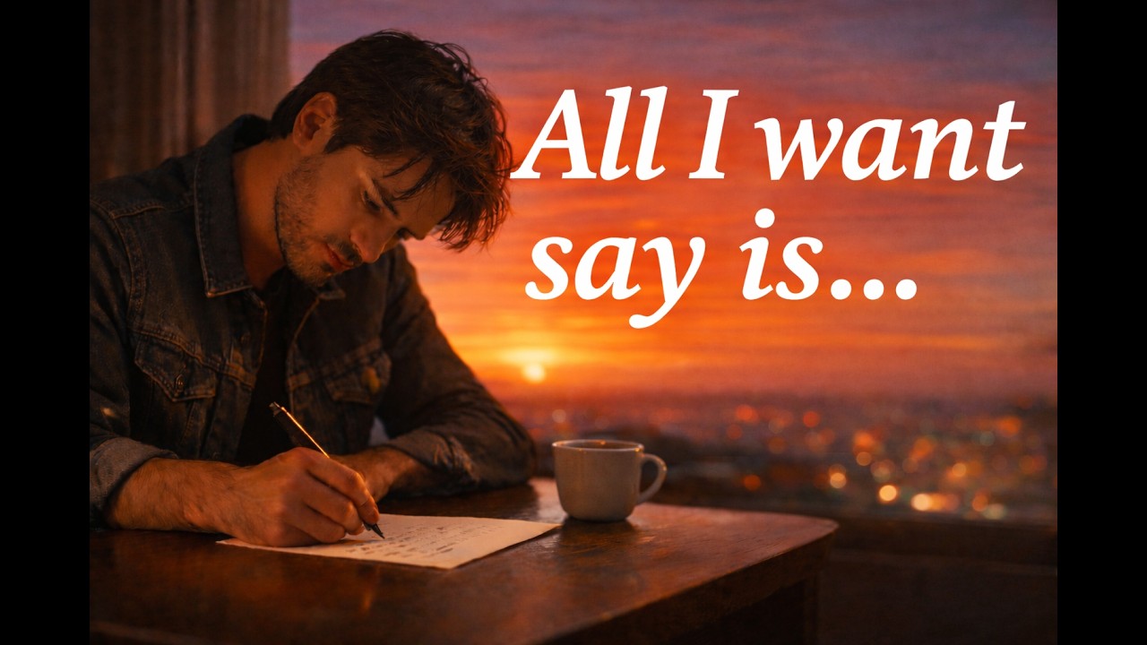 All I want to say is... : Emotional love song(with lyrics)