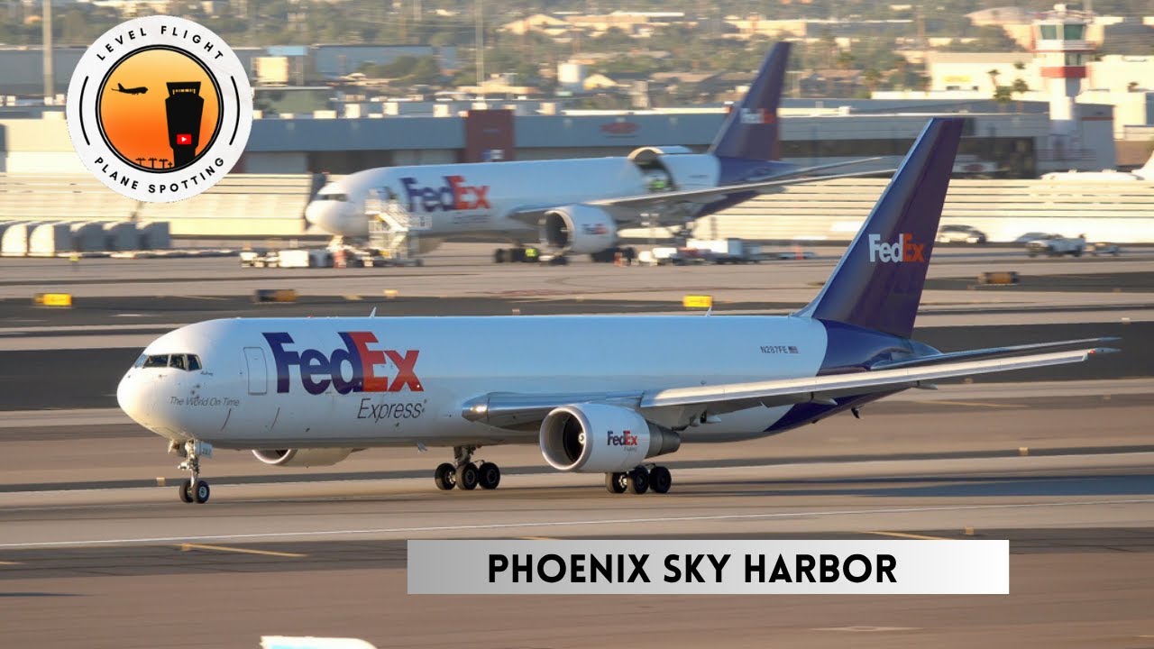 Phoenix Sky Harbor Airport Morning Plane Spotting: 25 Minutes of Planes