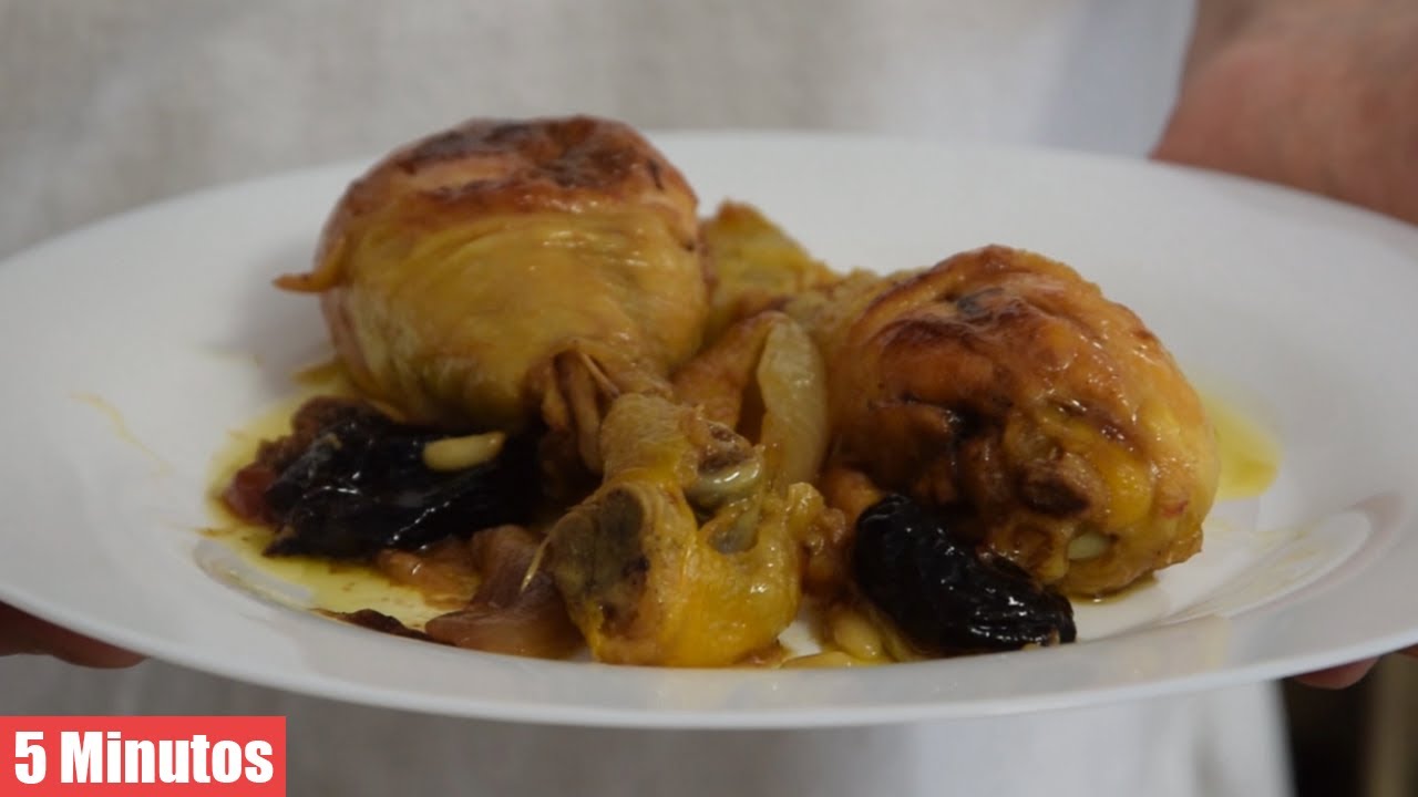 Cómo hacer Pollo con Ciruelas y Piñones