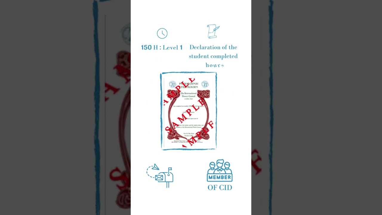 International Certification of Dance Studies by the International Dance Council-CID