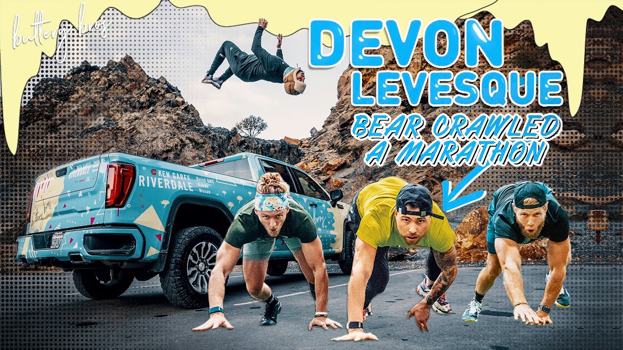 DEVON LEVESQUE BEAR CRAWLED A MARATHON!