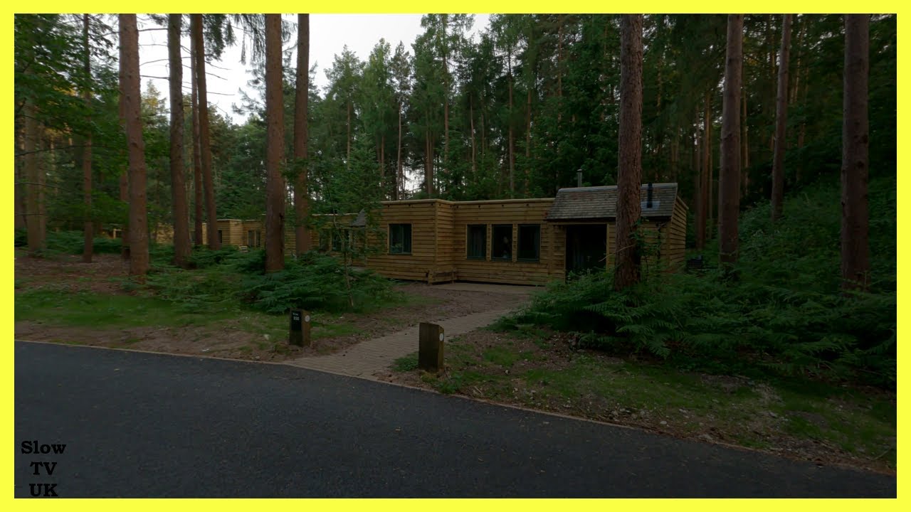 Elveden Center Parc's Lodges to Breckland Apartments Walk (2021) 4K|60
