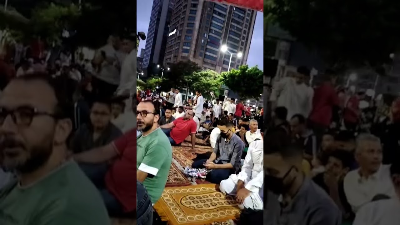 صلاة العيد الاضحي من مسجد مصطفي محمود في الهندسين