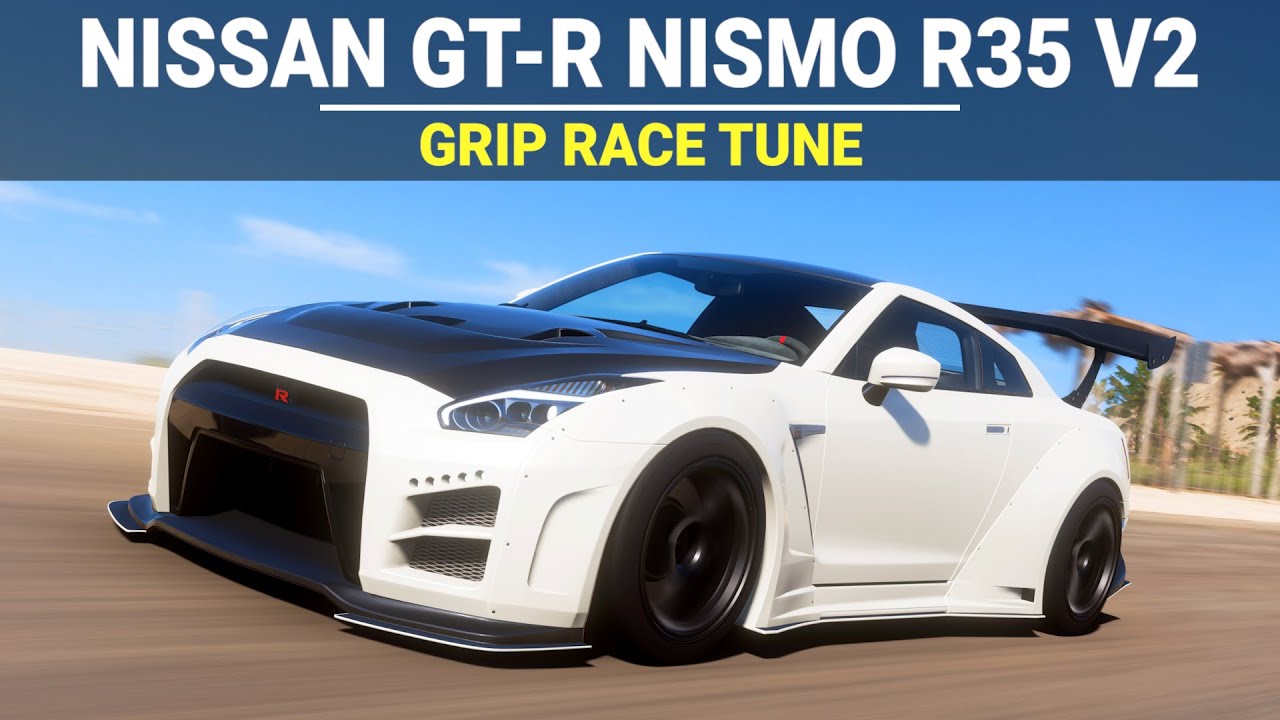 Forza Horizon 5 - 2020 Nissan GT-R Nismo R35 Widebody V2, FH5 Grip Race Build, Tune & Gameplay