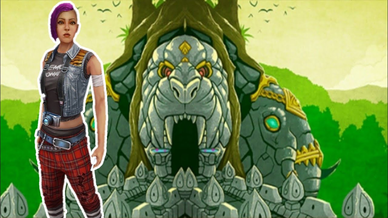 Maria Selva Rocker Running in Lost Jungle Temple Run 2