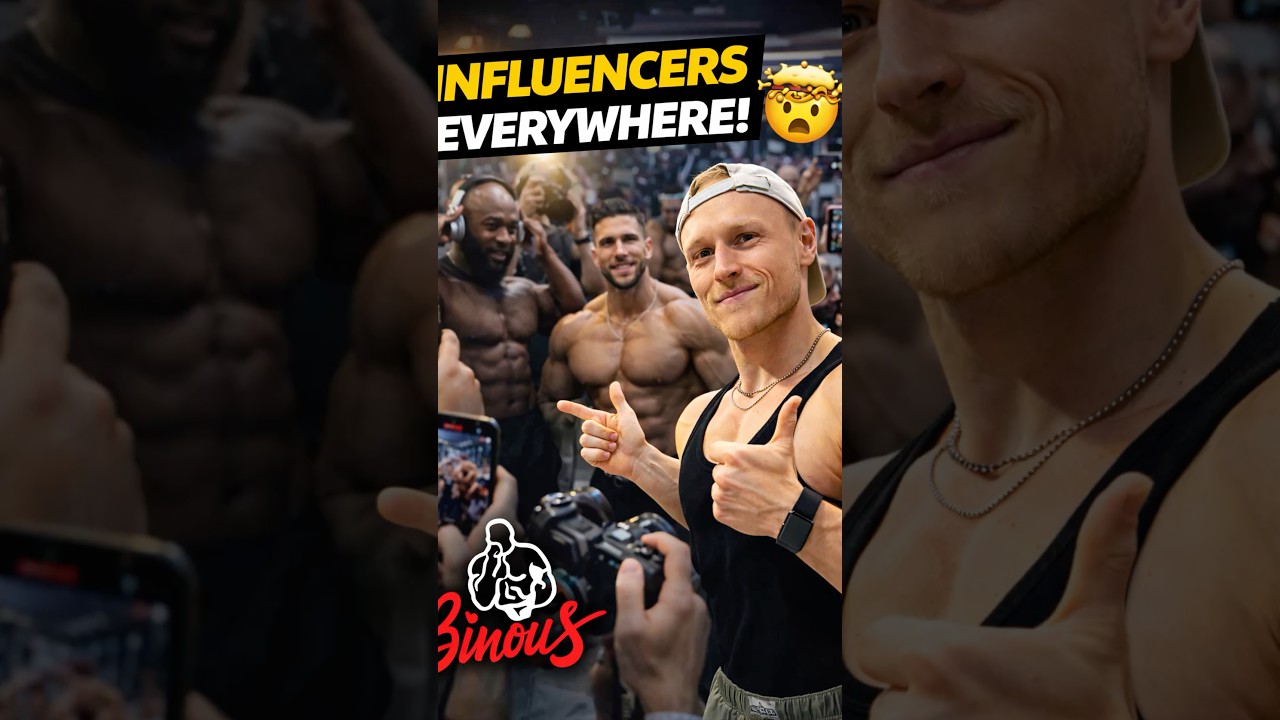Too many INFLUENCERS at Binous Gym Dubai?!📸