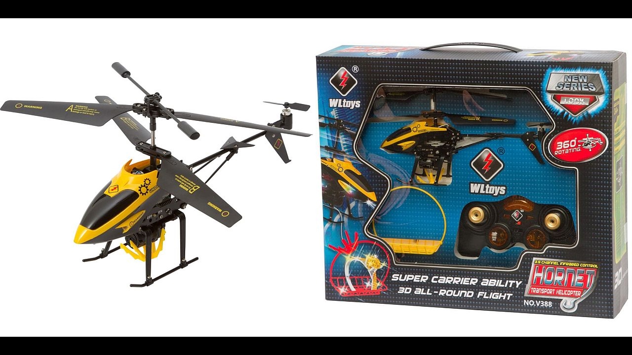 RC Transport Heli Hornet-Spielzeughubschrauber mit Seilwinde