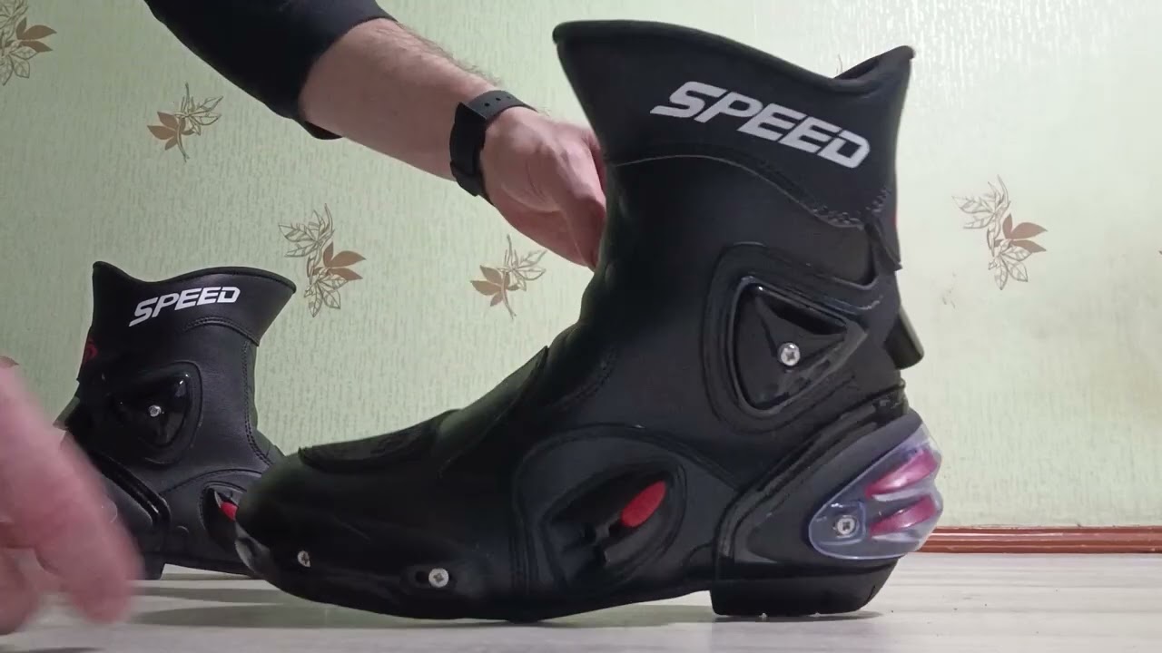 Мотоботы SPEED A004 BLACK