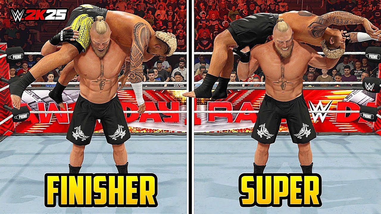 30 Moves You Can Use As Super Finisher In WWE 2K25