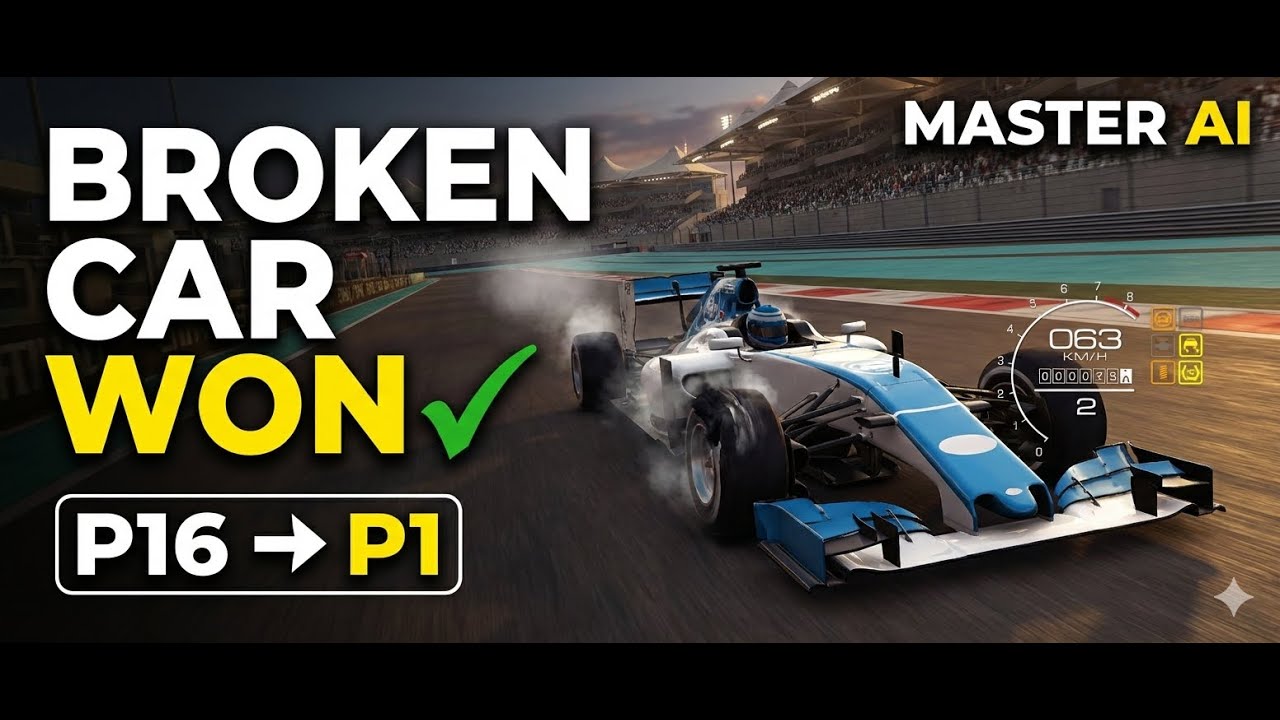 P16 → P1 on MASTER AI | Broken Steering, Pro Simulation (GRID Autosport)