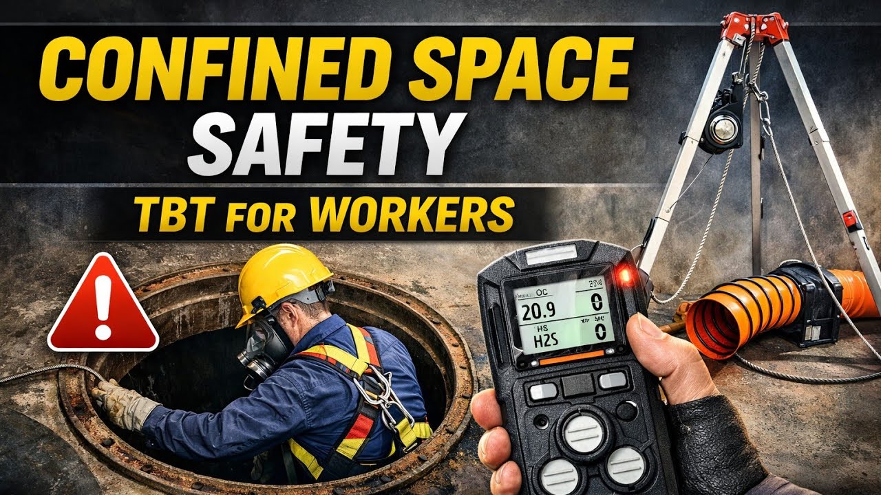 Confined Space Safety | TBT for Workers | Confined Space Entry Safety | Hindi