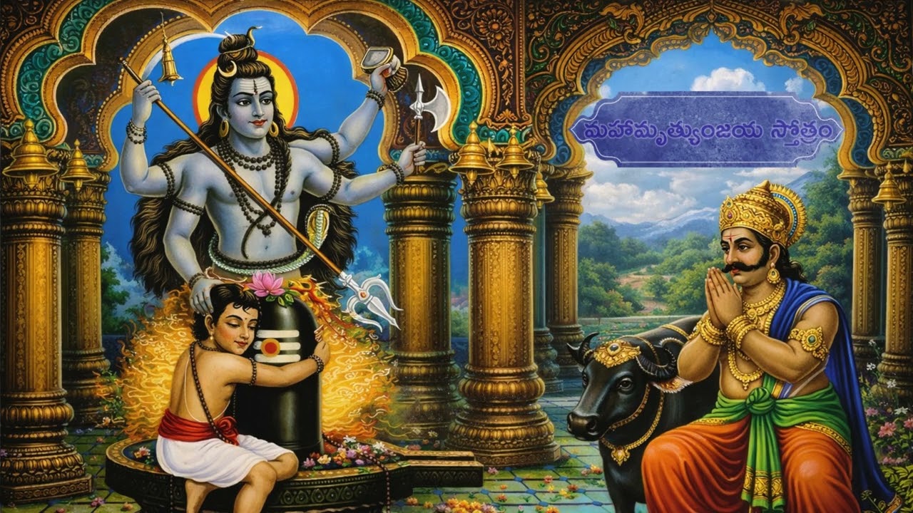 శివ మహామృత్యుంజయ స్తోత్రం || Powerful Maha Mrutyunjaya Mantra || Om Tryambakam Yajamahe | Lord Shiva