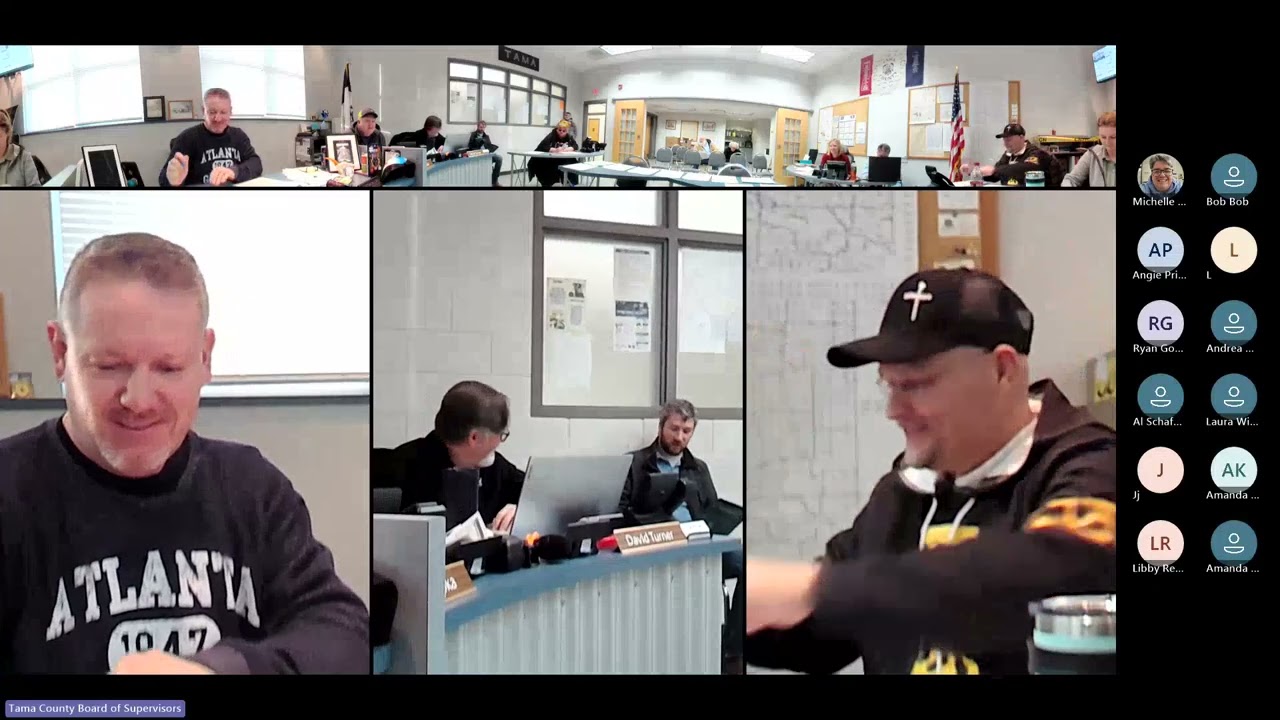 Tama County Board of Supervisors Meeting 01-20-2026