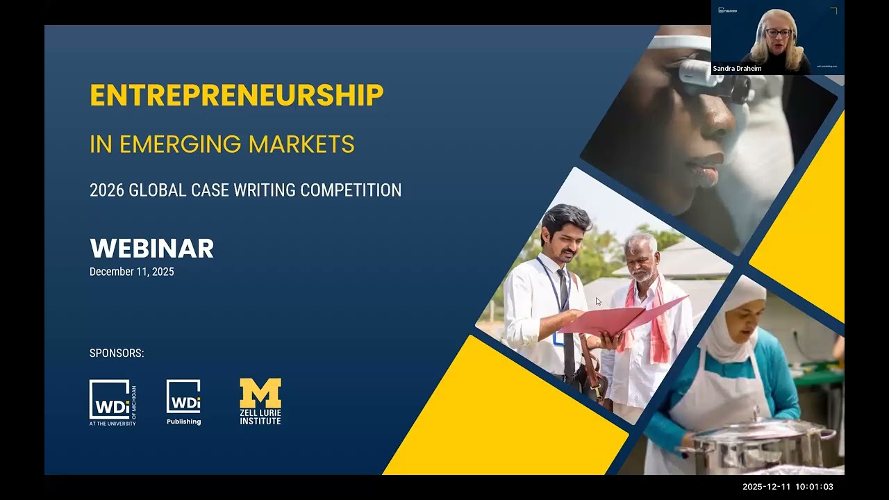 How to Write a Case Study: Entrepreneurship in Emerging Markets