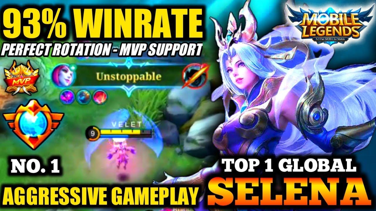 SELENA TOP 1 GLOBAL + SET EMBLEM & BUILD FULL DAMAGE | MVP SUPPORT By Game House